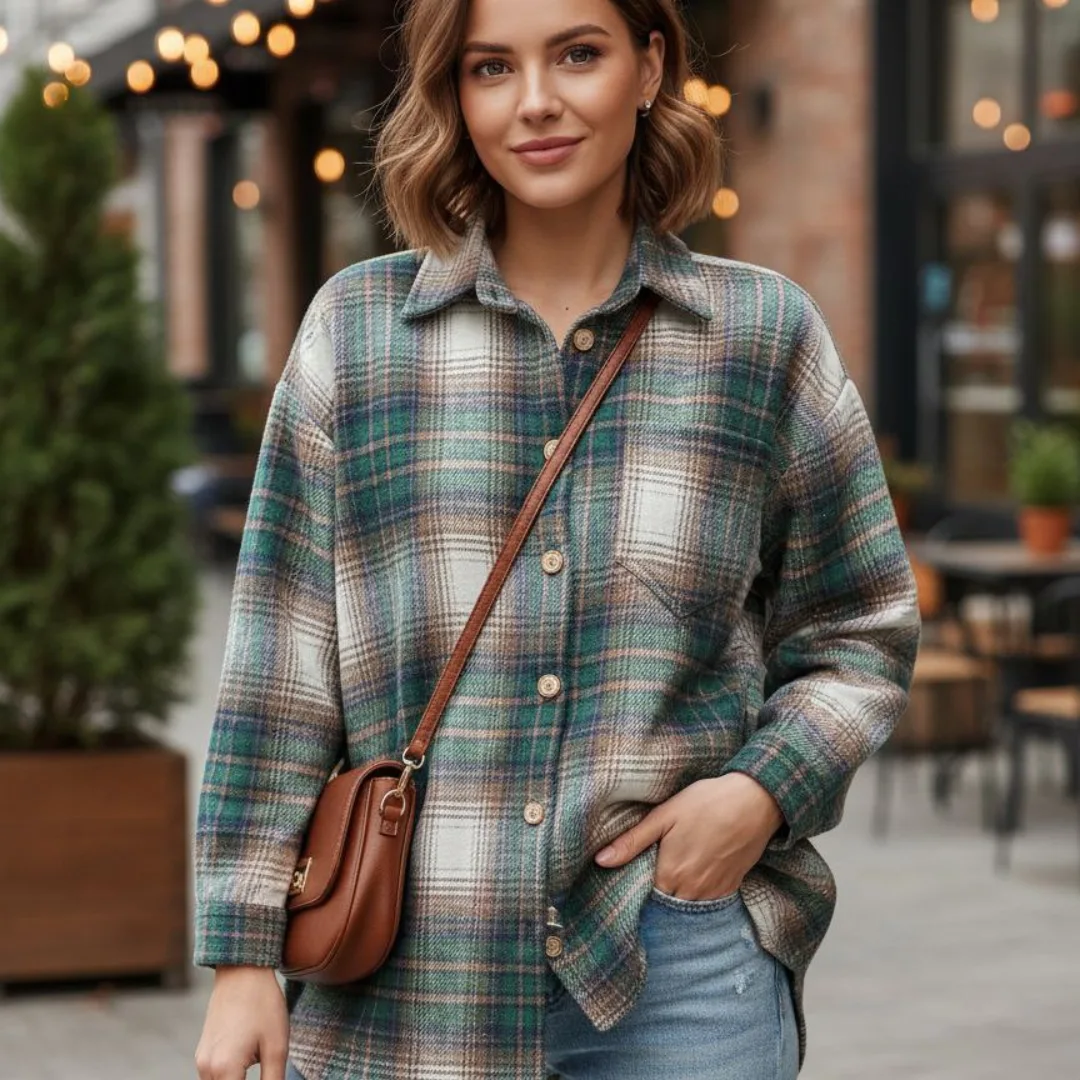 شومیز چهار خونه پشمی